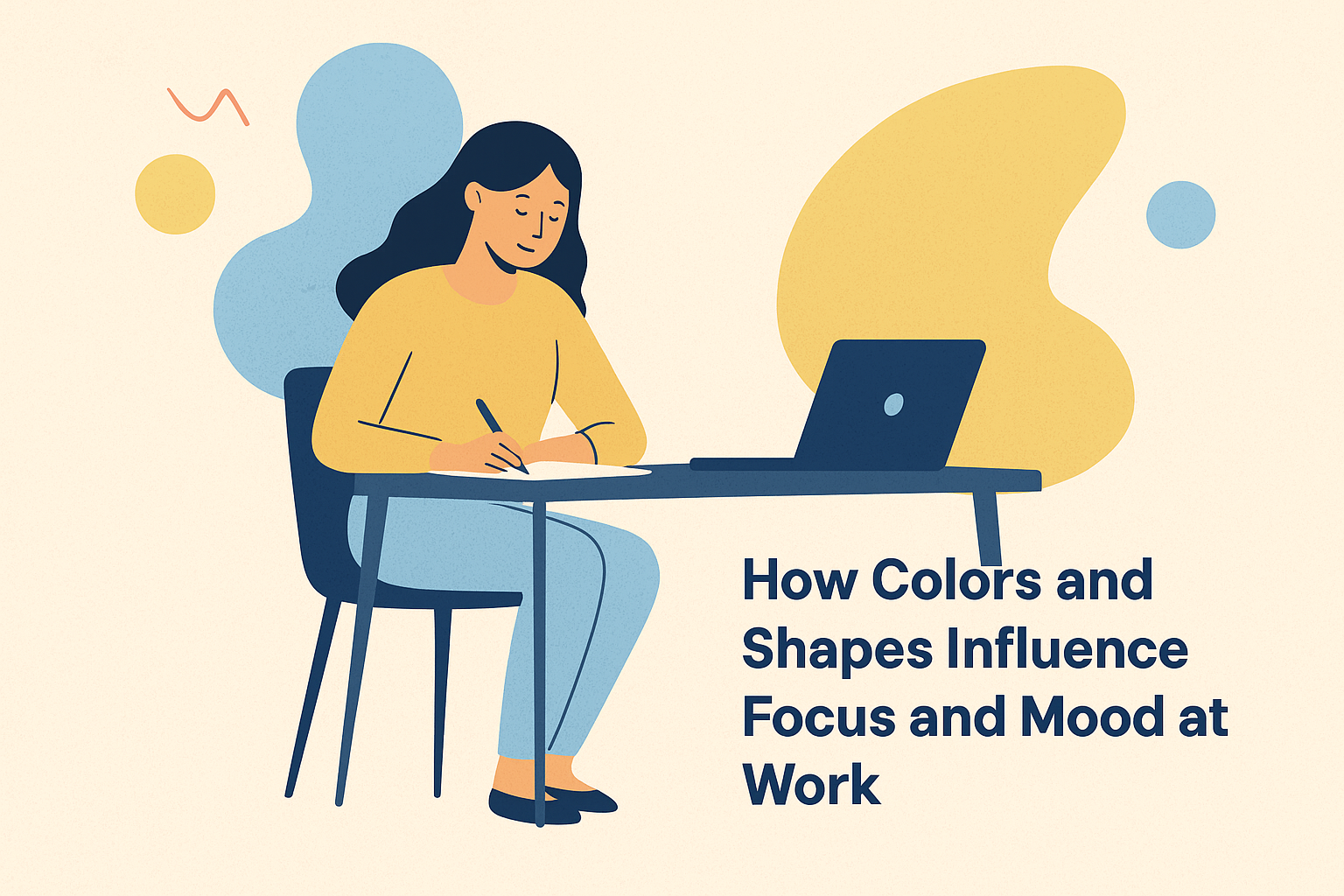 How Colors and Shapes Influence Focus and Mood at Work