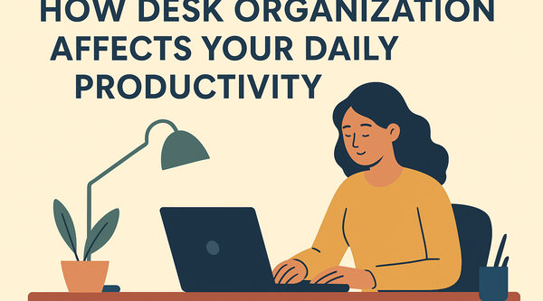 How Desk Organization Boosts Productivity