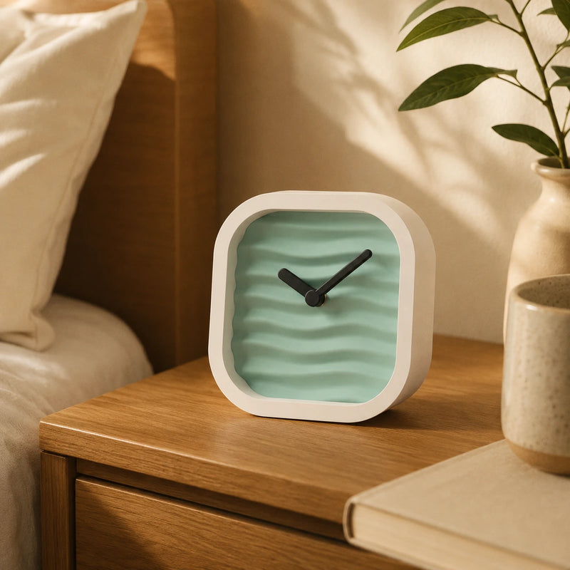 Wavy Desk Clock