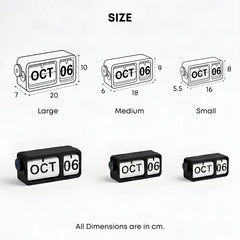 FlipFrame Desk Calendar