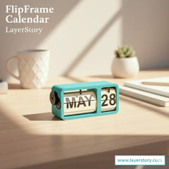 FlipFrame Desk Calendar