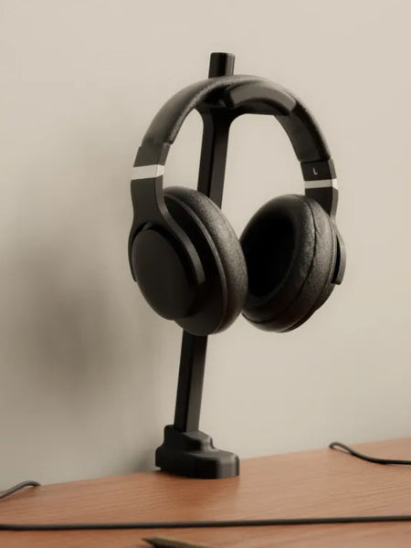 Minimal Table Mount Headphone Stand
