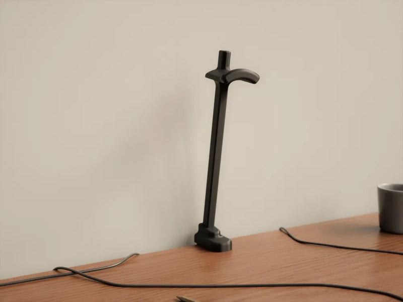 Minimal Table Mount Headphone Stand