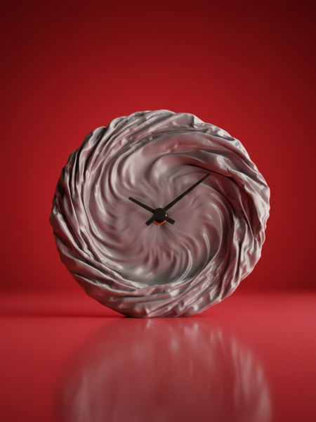 Twist Cloth Clock
