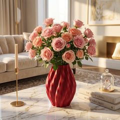 Ruby Bloom Vase