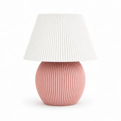 Milo Lamp – Modern Ribbed Table Lamp