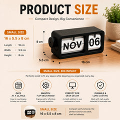 FlipFrame Desk Calendar