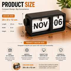 FlipFrame Desk Calendar