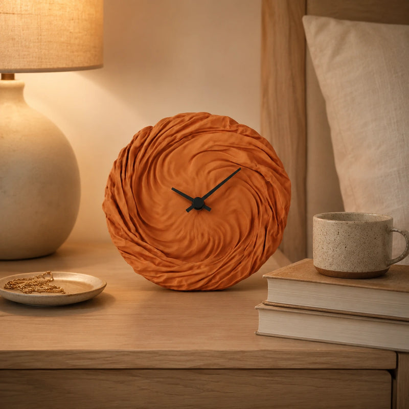 Twist Cloth Clock