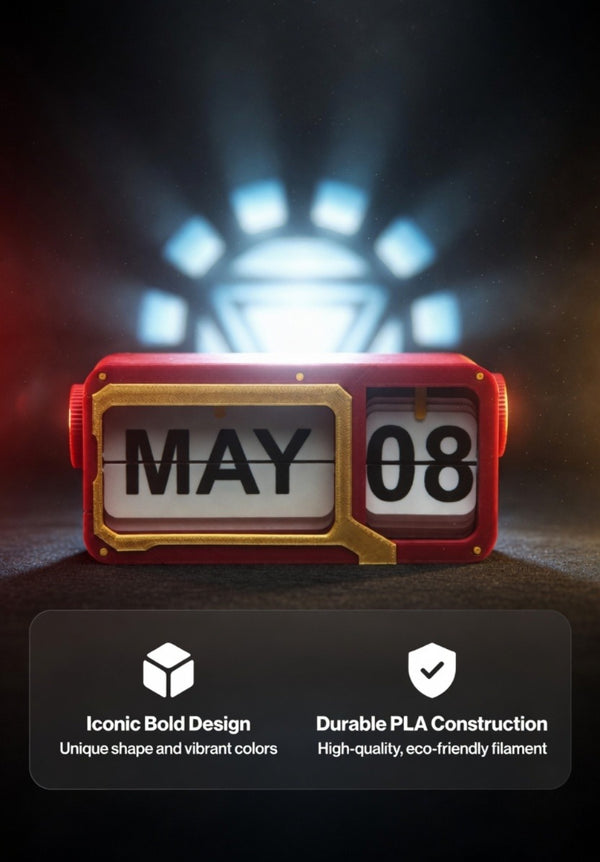 Flip Calendar Ironman Inspired