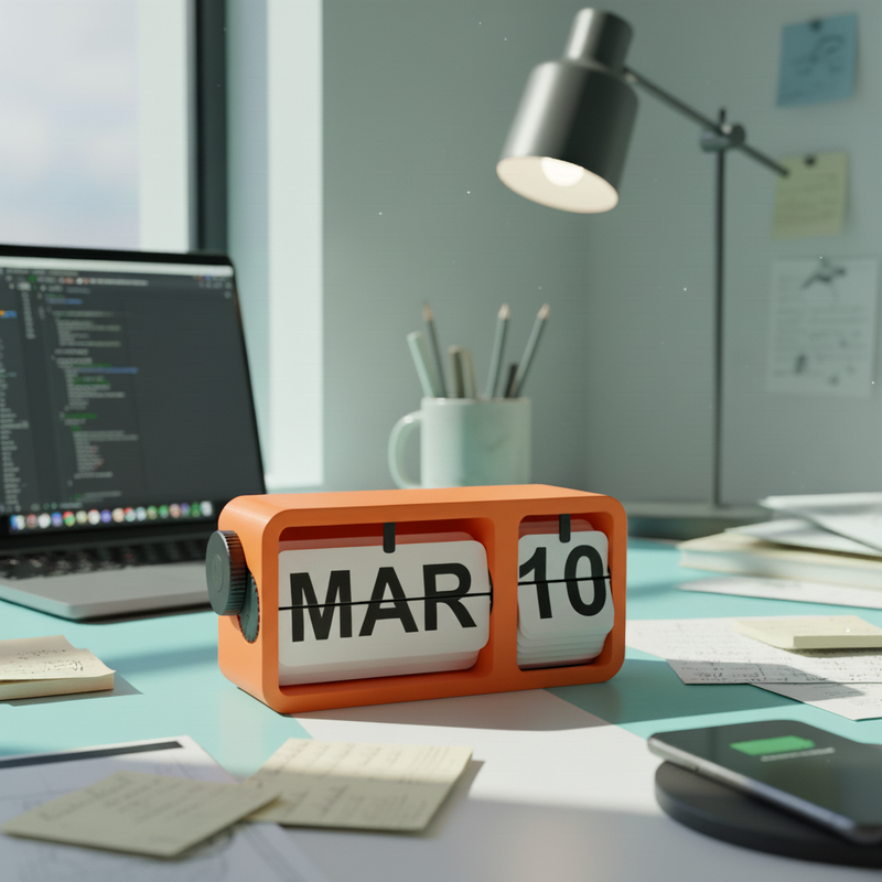 Flip Frame Decor Calender