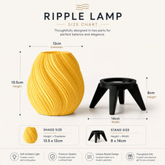 Ripple Lamp – Modern Designer Table Lamp