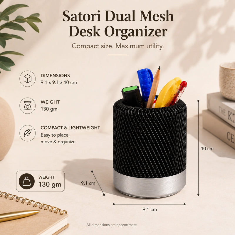Satori Dual Mesh Desk Organizer