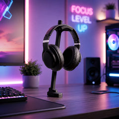 Minimal Table Mount Headphone Stand