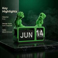 Flip Calendar Hulk Inspired