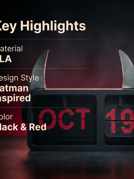 Flip Calendar Batman Inspired