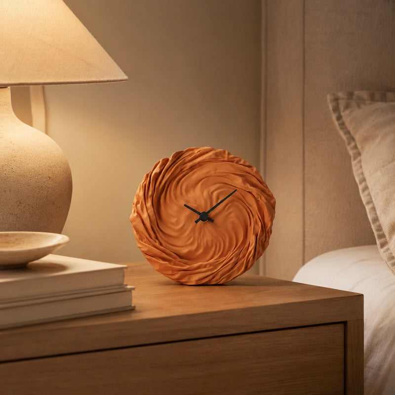 Twist Cloth Clock