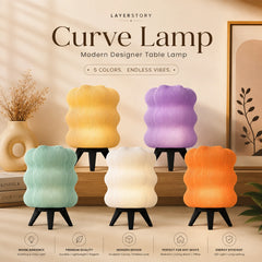 Curve Lamp - Modern Designer Table Lamp