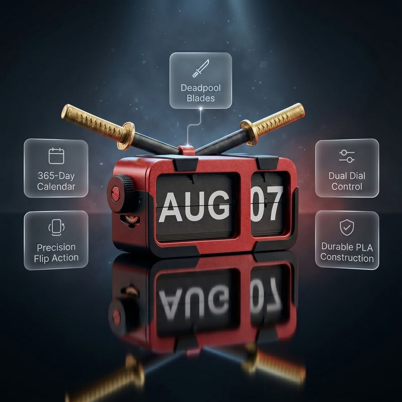 Flip Calendar DeadPool Inspired