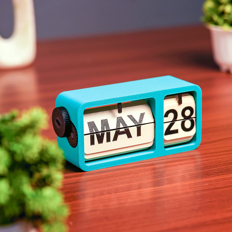 FlipFrame Desk Calendar