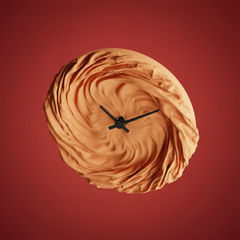 Twist Cloth Clock