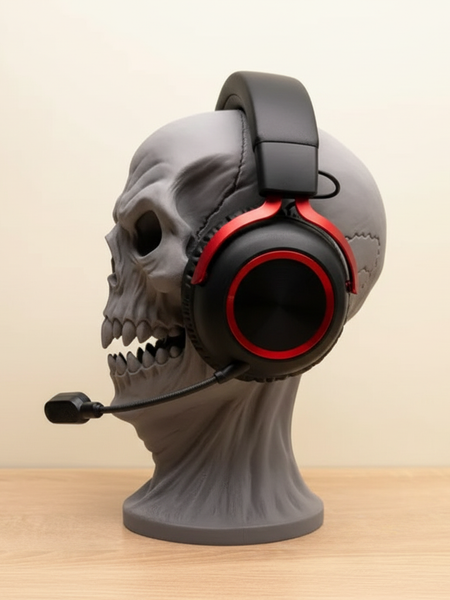 Scary Skull Headphone Holder