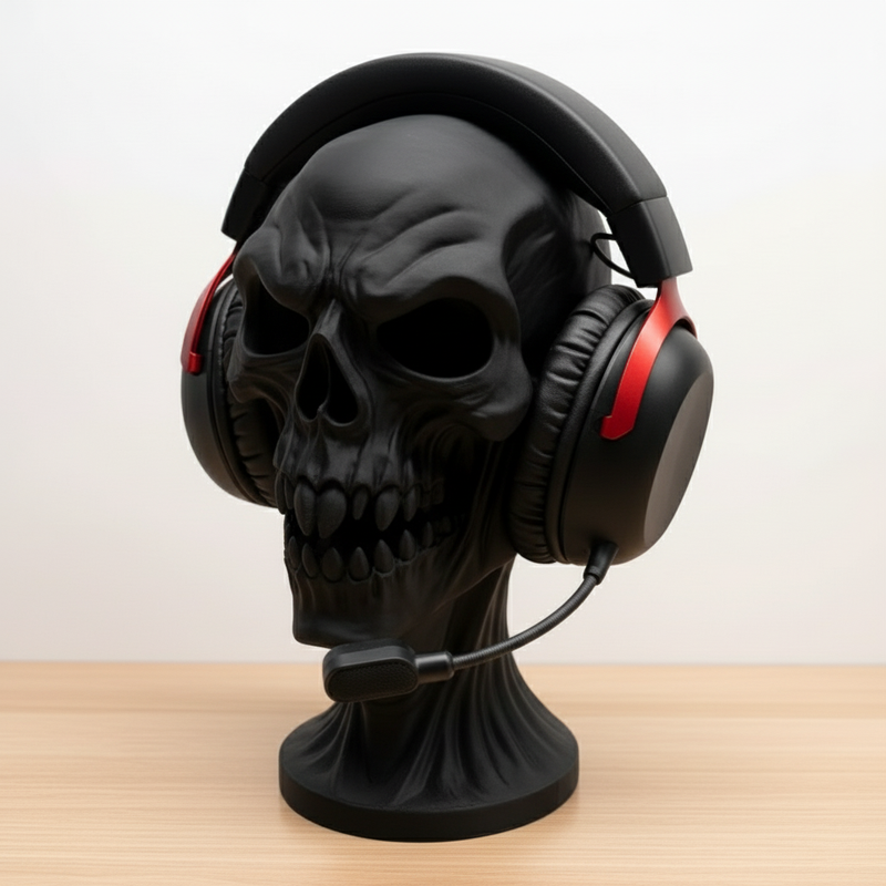 Scary Skull Headphone Holder