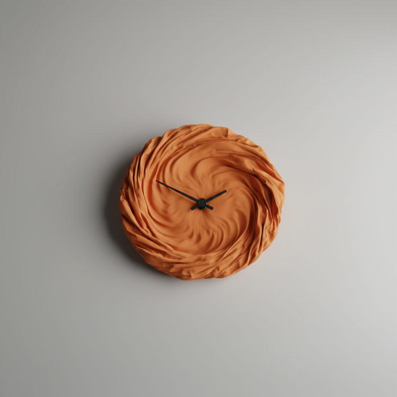 Twist Cloth Clock