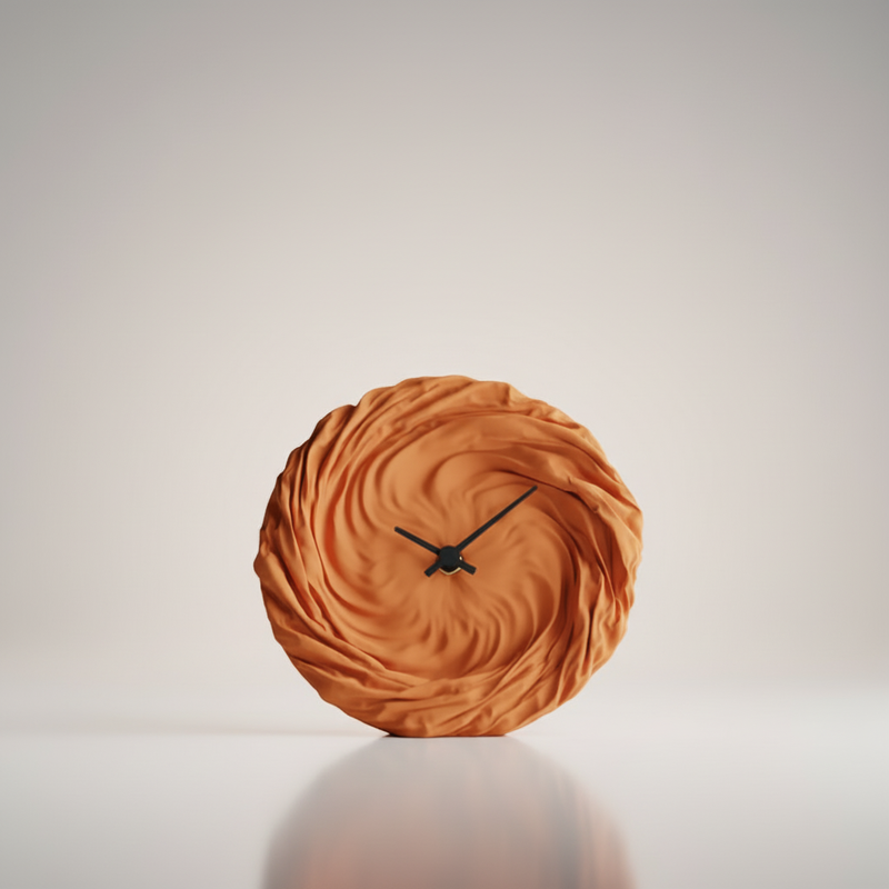 Twist Cloth Clock