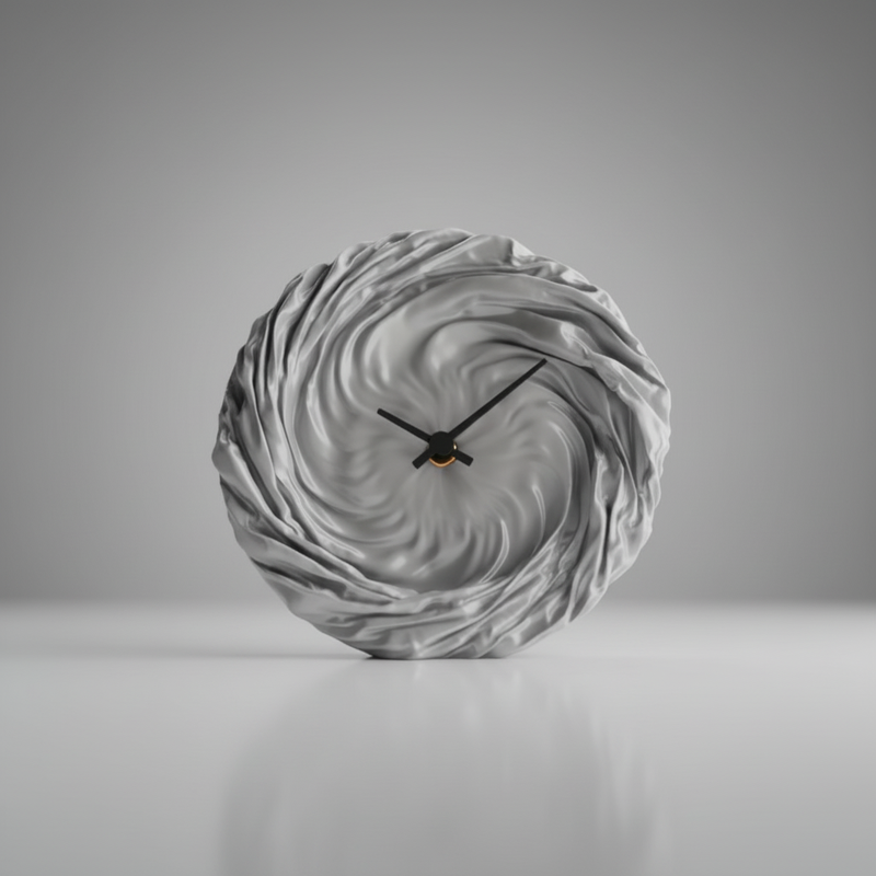 Twist Cloth Clock