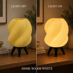 Vortex Glow Lamp – Modern Sculptural Table Lamp